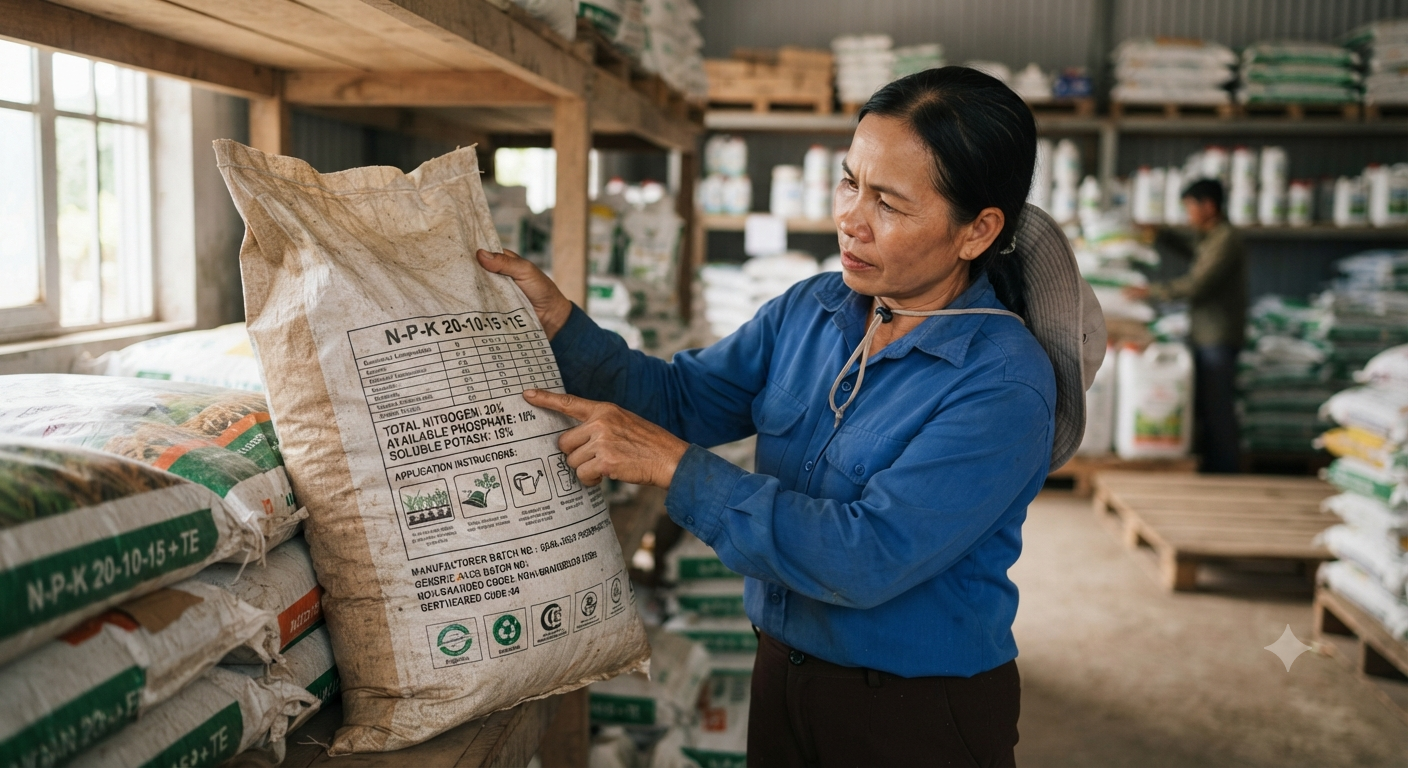 Hướng dẫn giải mã thông tin trên bao bì để lựa chọn phân bón phù hợp